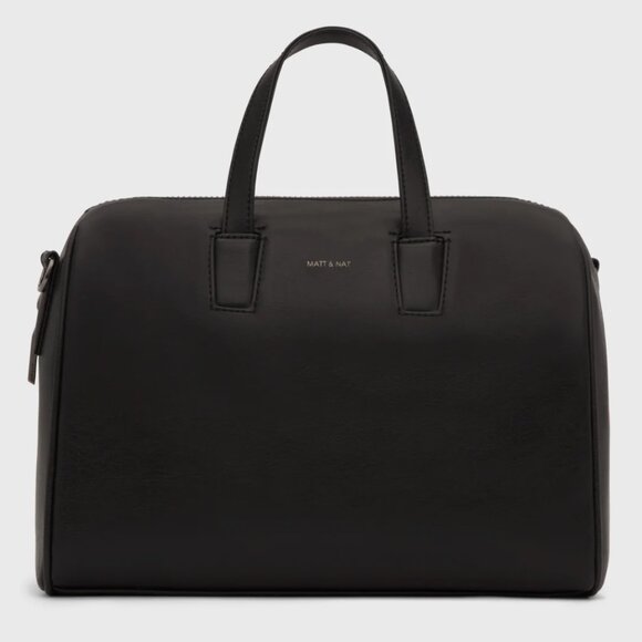 Mat & Nat Vintage Vegan Bowling Bag - Picture 1 of 6